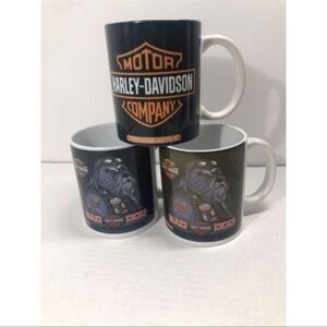 Harley Davidson ceramic mugs